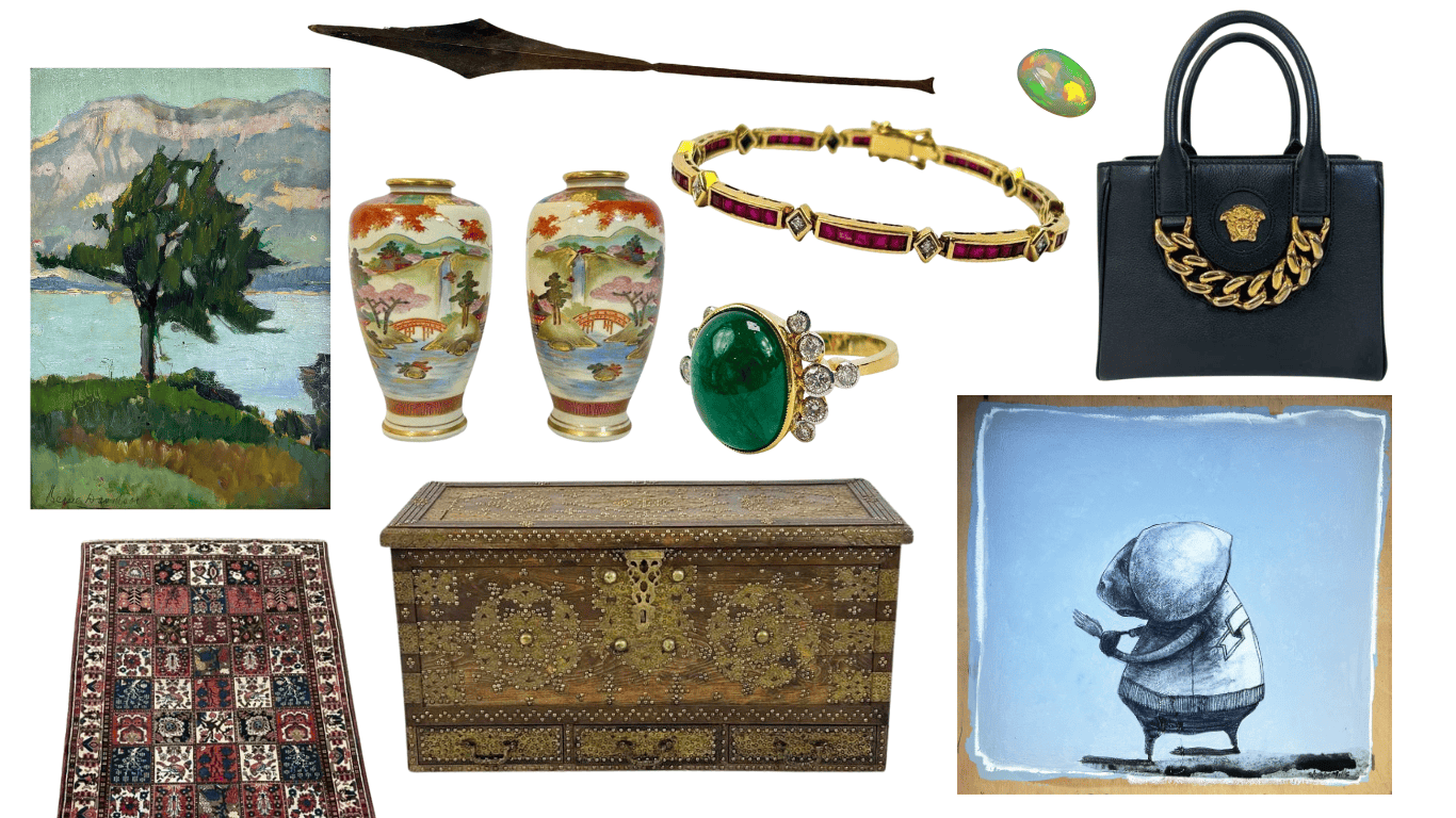 Art, Jewellery, Decorative Arts, Watches, Silver, Luxury Goods and Collectables - August Auction